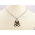 Vente en gros Collier pendentif mignon en acier inoxydable